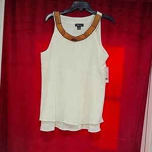 Beaded Summer Dressy Tank Style Women's Top